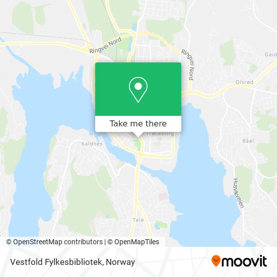 Vestfold Fylkesbibliotek map