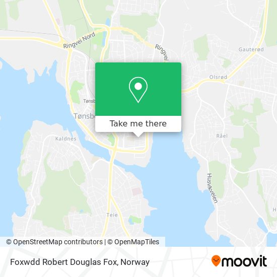 Foxwdd Robert Douglas Fox map