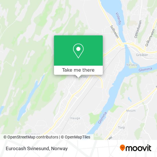 Eurocash Svinesund map