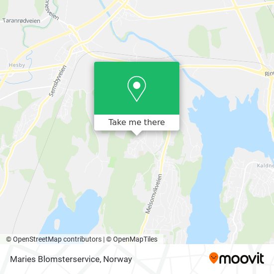 Maries Blomsterservice map