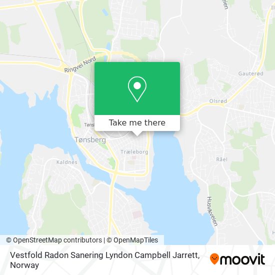 Vestfold Radon Sanering Lyndon Campbell Jarrett map