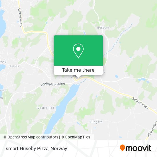 smart Huseby Pizza map