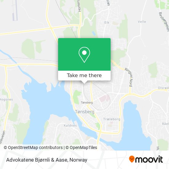 Advokatene Bjørnli & Aase map