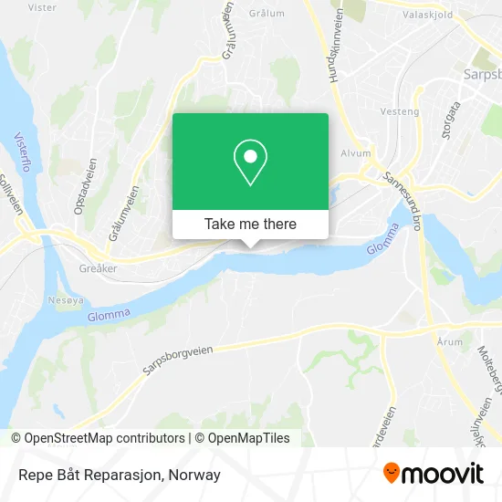 Repe Båt Reparasjon map