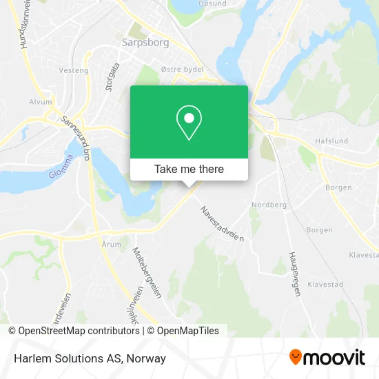 Harlem Solutions AS map