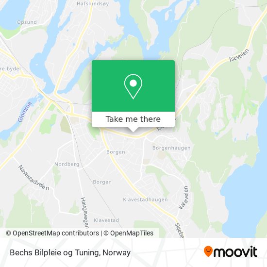 Bechs Bilpleie og Tuning map
