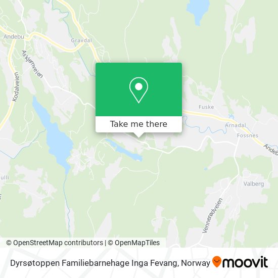 Dyrsøtoppen Familiebarnehage Inga Fevang map