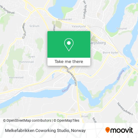 Melkefabrikken Coworking Studio map