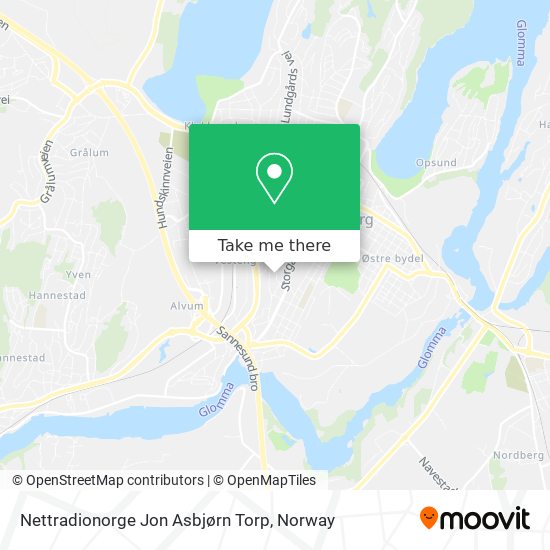 Nettradionorge Jon Asbjørn Torp map