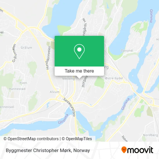 Byggmester Christopher Mørk map