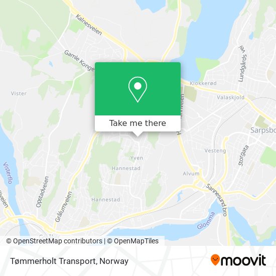 Tømmerholt Transport map