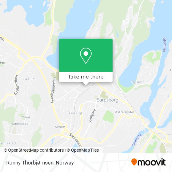 Ronny Thorbjørnsen map