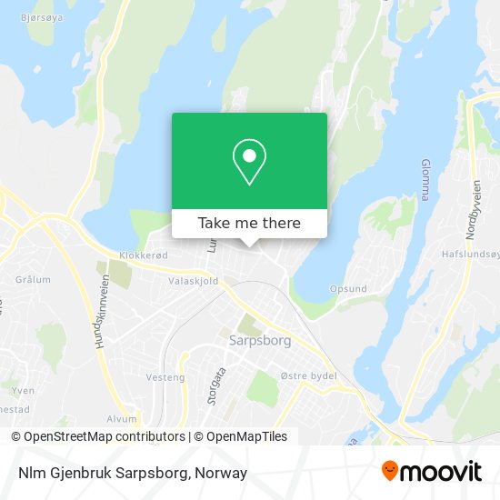 Nlm Gjenbruk Sarpsborg map