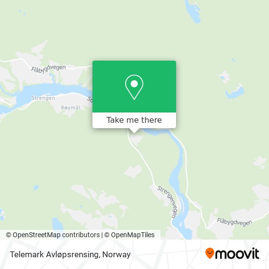 Telemark Avløpsrensing map