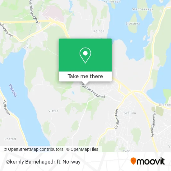 Økernly Barnehagedrift map