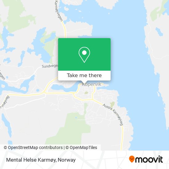 Mental Helse Karmøy map
