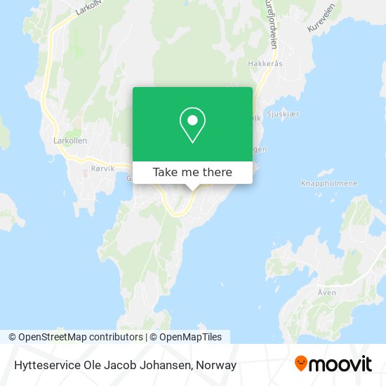 Hytteservice Ole Jacob Johansen map