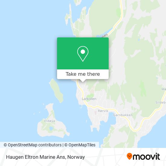 Haugen Eltron Marine Ans map