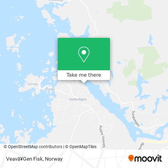 Veavã¥Gen Fisk map