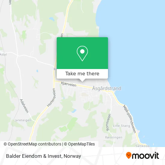 Balder Eiendom & Invest map