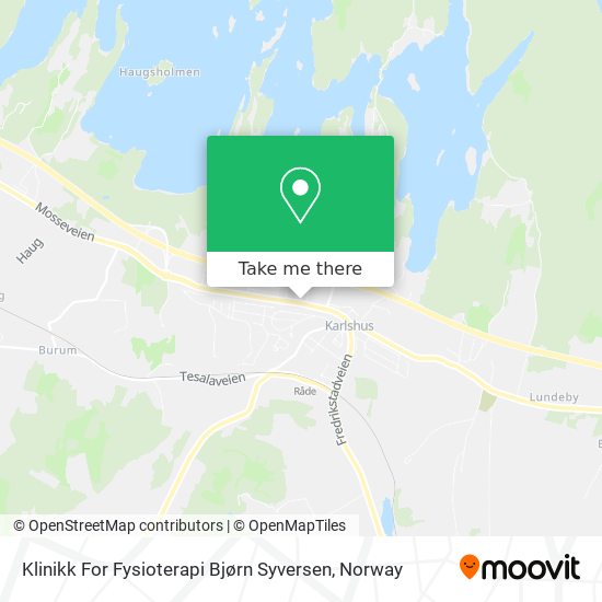 Klinikk For Fysioterapi Bjørn Syversen map