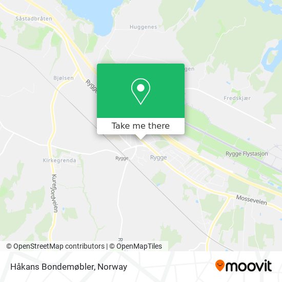 Håkans Bondemøbler map