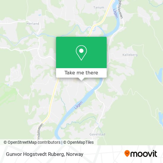 Gunvor Hogstvedt Ruberg map