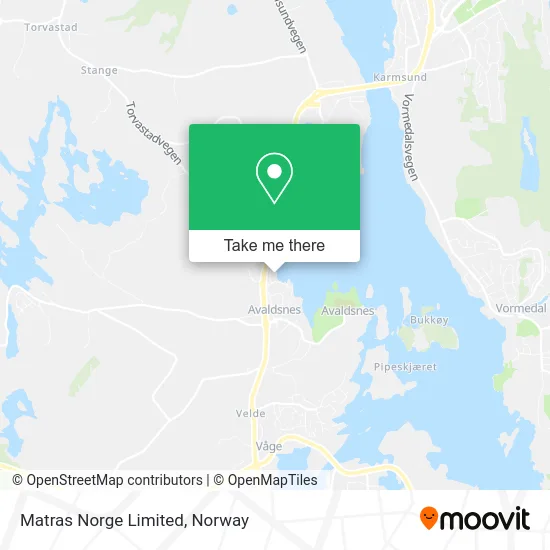 Matras Norge Limited map