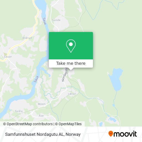 Samfunnshuset Nordagutu AL map