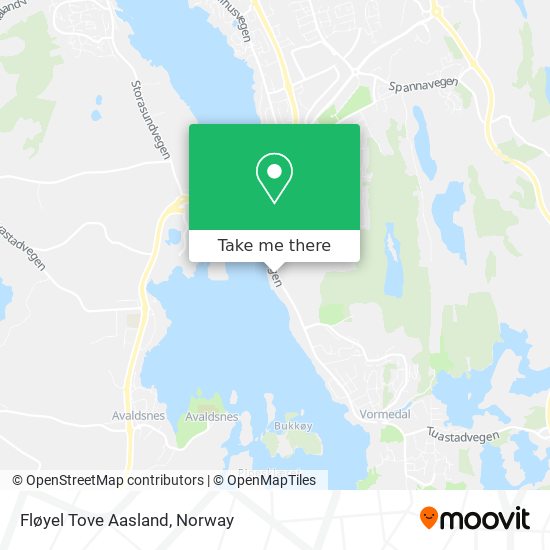 Fløyel Tove Aasland map