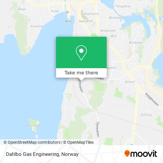 Dahlbo Gas Engineering map