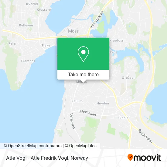 Atle Vogl - Atle Fredrik Vogl map