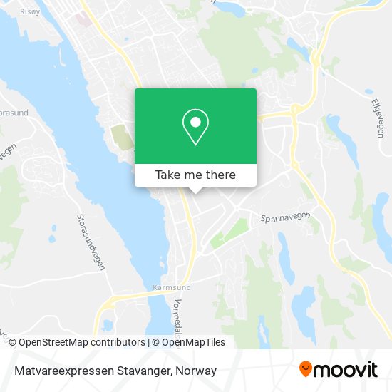 Matvareexpressen Stavanger map