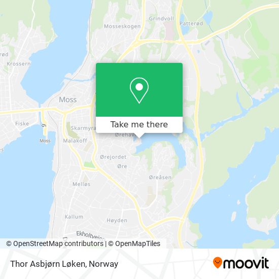Thor Asbjørn Løken map