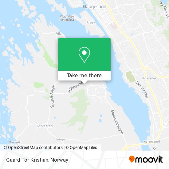 Gaard Tor Kristian map