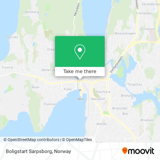 Boligstart Sarpsborg map