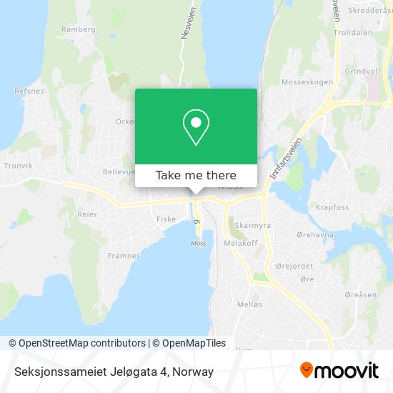 Seksjonssameiet Jeløgata 4 map