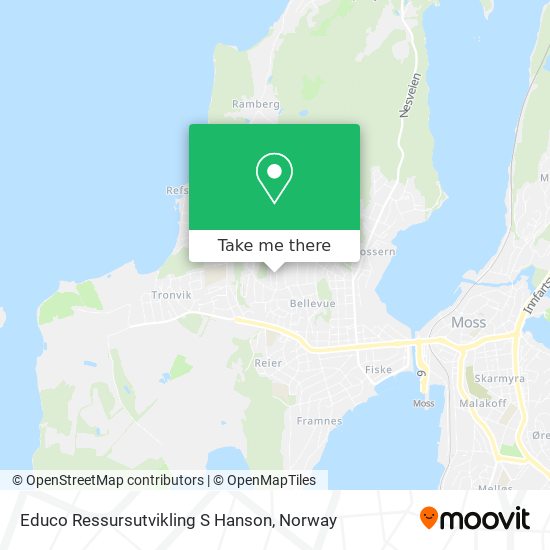 Educo Ressursutvikling S Hanson map