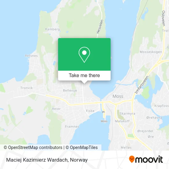 Maciej Kazimierz Wardach map