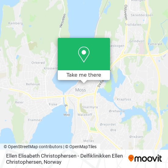 Ellen Elisabeth Christophersen - Delfiklinikken Ellen Christophersen map