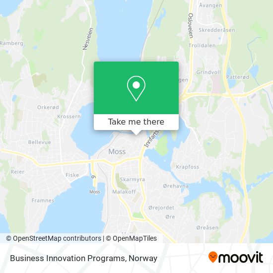 Business Innovation Programs map