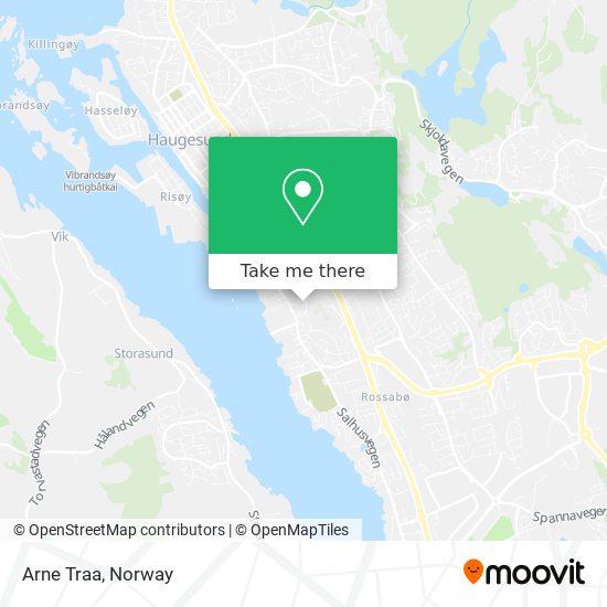 Arne Traa map