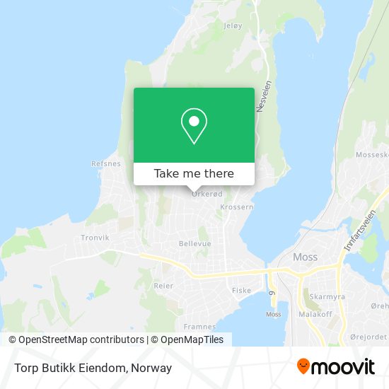 Torp Butikk Eiendom map