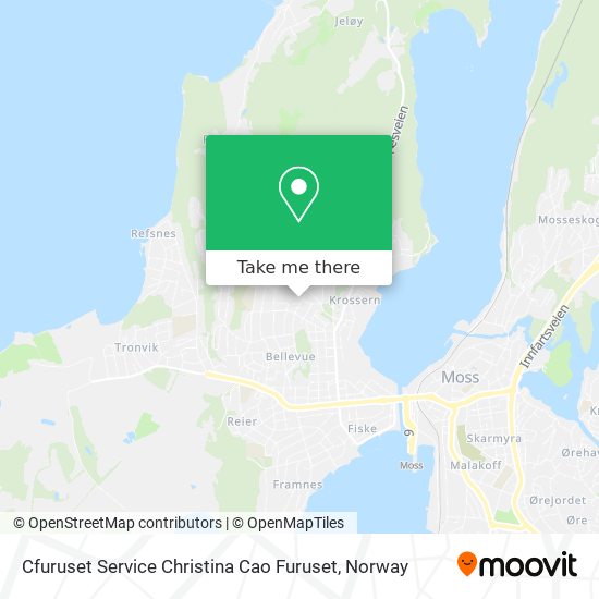 Cfuruset Service Christina Cao Furuset map