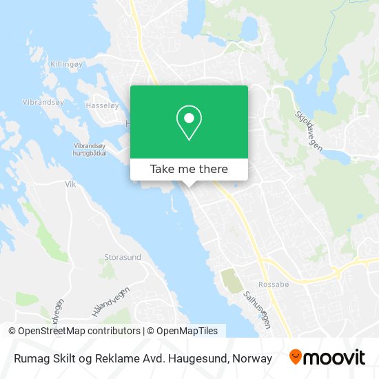 Rumag Skilt og Reklame Avd. Haugesund map