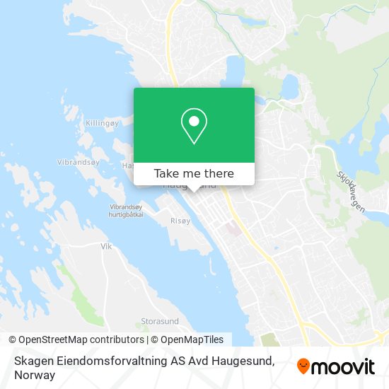 Skagen Eiendomsforvaltning AS Avd Haugesund map