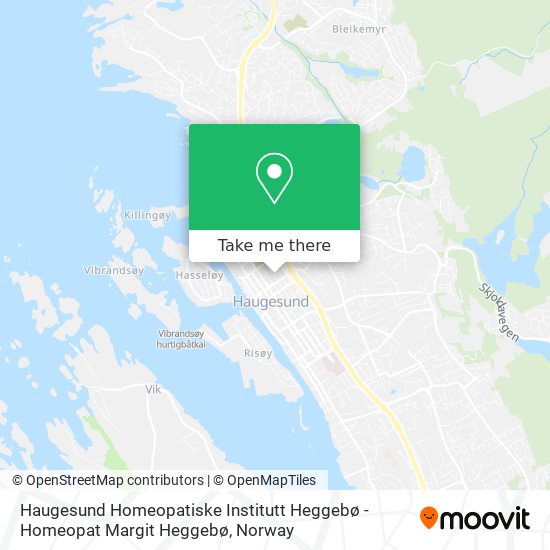 Haugesund Homeopatiske Institutt Heggebø - Homeopat Margit Heggebø map