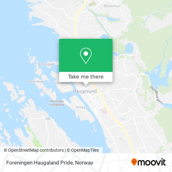 Foreningen Haugaland Pride map