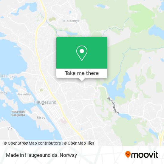 Made in Haugesund da map