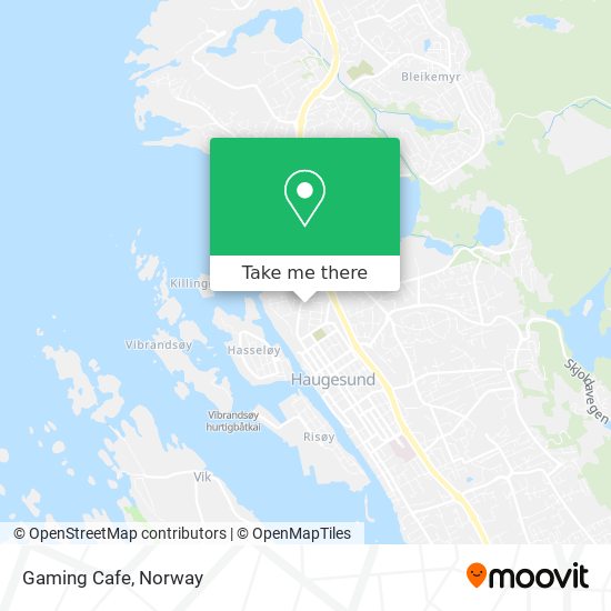 Gaming Cafe map